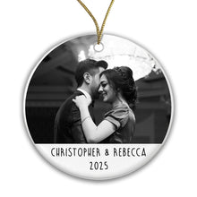 Load image into Gallery viewer, Ceramic Sub Bauble - Photo - Name & Name / Year-Gift Boxed
