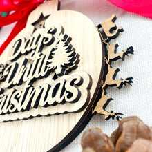 Load image into Gallery viewer, Christmas Countdown Days until Christmas - Rotating Bauble Wall Decoration