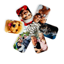Load image into Gallery viewer, Full Photo Keyring - Add your own photo! Family, Baby, Pet, Couple, Friends