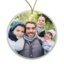 Load image into Gallery viewer, Personalised Full Photo Bauble - Add any photo!