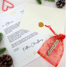 Load image into Gallery viewer, Personalised Santa Dummy Letter (With Envelope & Wax Seal)