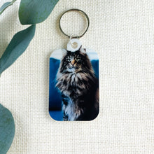 Load image into Gallery viewer, Full Photo Keyring - Add your own photo! Family, Baby, Pet, Couple, Friends