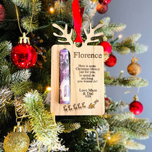 Load image into Gallery viewer, Personalised Money Bauble - Gift for Children - Christmas Gift - Money Card