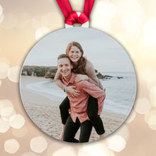 Load image into Gallery viewer, Personalised Full Photo Bauble - Add any photo!