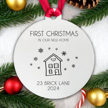 Load image into Gallery viewer, First Christmas in Our New Home Bauble