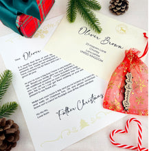 Load image into Gallery viewer, Personalised Santa Dummy Letter (With Envelope & Wax Seal)