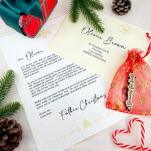 Load image into Gallery viewer, Personalised Santa Dummy Letter (With Envelope & Wax Seal)