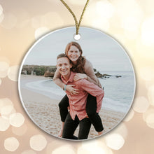 Load image into Gallery viewer, Personalised Full Photo Bauble - Add any photo!