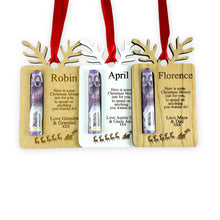 Load image into Gallery viewer, Personalised Money Bauble - Gift for Children - Christmas Gift - Money Card