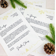 Load image into Gallery viewer, Personalised Santa Dummy Letter (With Envelope & Wax Seal)