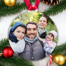 Load image into Gallery viewer, Personalised Full Photo Bauble - Add any photo!