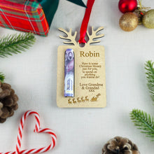 Load image into Gallery viewer, Personalised Money Bauble - Gift for Children - Christmas Gift - Money Card