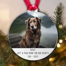 Load image into Gallery viewer, Personalised Dog Memorial Ceramic Tree Decoration Bauble | Dog Puppy Animal Pet