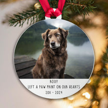 Load image into Gallery viewer, Personalised Dog Memorial Ceramic Tree Decoration Bauble | Dog Puppy Animal Pet