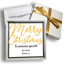 Load image into Gallery viewer, Personalised Merry Christmas Bracelet Box
