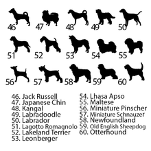 Load image into Gallery viewer, Personalised Dog Breed Keyring - Sustainable Oak Wood