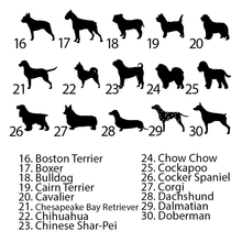 Load image into Gallery viewer, Personalised Dog Breed Keyring - Sustainable Oak Wood