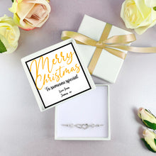 Load image into Gallery viewer, Personalised Merry Christmas Bracelet Box
