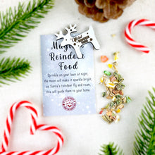 Load image into Gallery viewer, Official Reindeer Food - Bag, Food &amp; Charm - Father Christmas Eve Box Stocking Filler Kids Tradition - Wildlife Friendly Bird Seed
