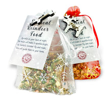 Load image into Gallery viewer, Official Reindeer Food - Bag, Food &amp; Charm - Father Christmas Eve Box Stocking Filler Kids Tradition - Wildlife Friendly Bird Seed
